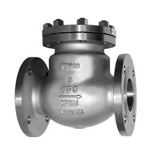 شیر یکطرفه استیل فلنجدار کلاس ۱۵۰ CF8M