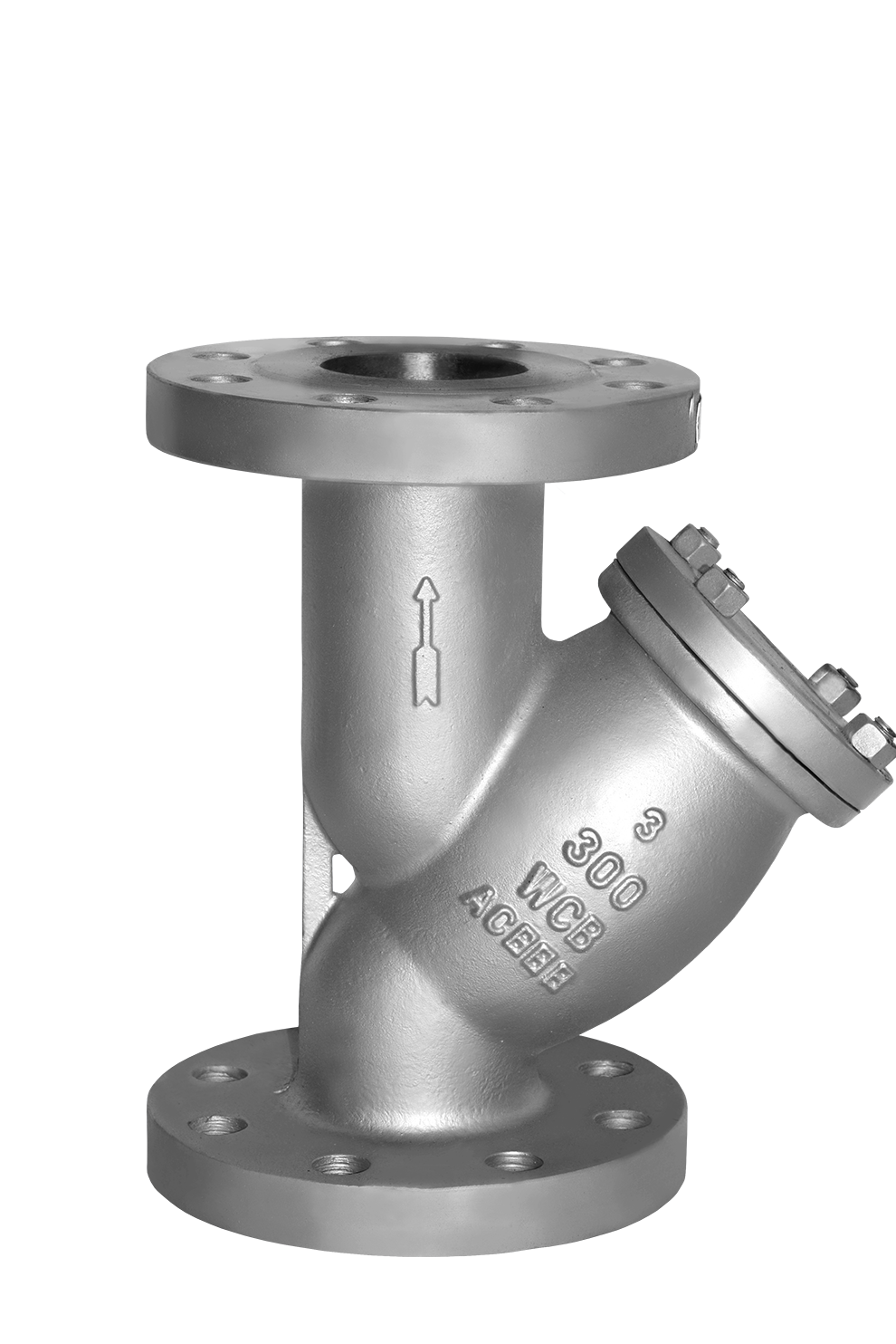 شیر صافی فولادی Y شکل A216 WCB فلنجی